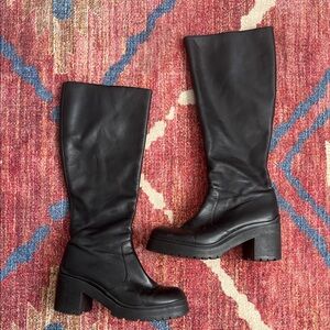 Jeffrey Campbell Black Heeled Boots